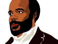 Illustration of Chuck James